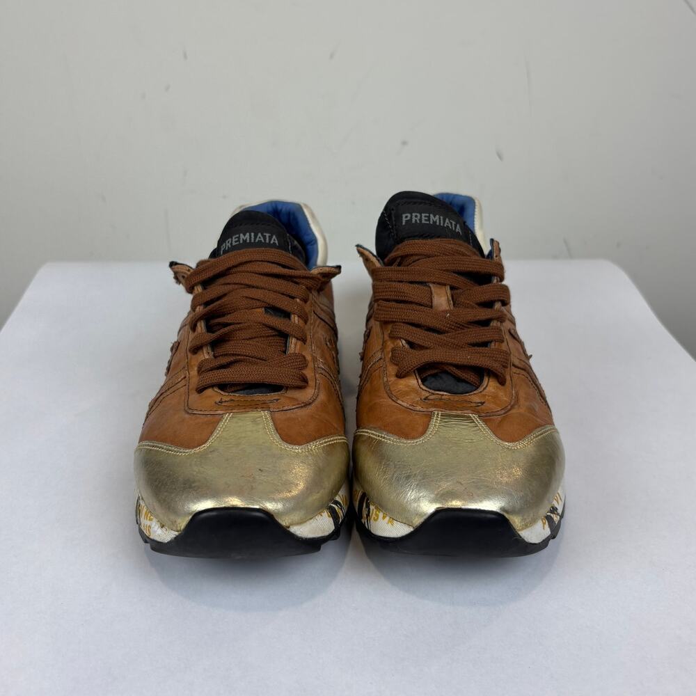 Premiata Lucy 530 Leather Trainers Sneakers Shoes EU 40 W's 9 M's 7 - Picture 2 of 12